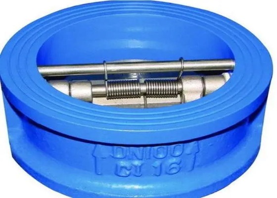 Cast Steel WCB 2 Wafer Check Valve , API Stainless Steel Butterfly Type Check Valve