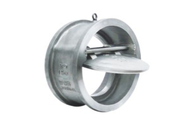 Cast Steel WCB 2 Wafer Check Valve , API Stainless Steel Butterfly Type Check Valve