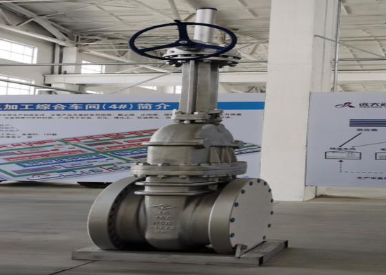 3 Inch Cast Steel Flanged Gate Valve Worm Gear Driven WCB Standard
